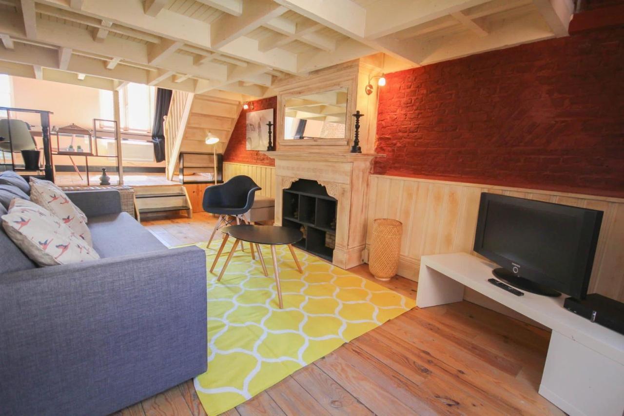 Old Lille - Superb Loft-Type Terrace! Luaran gambar